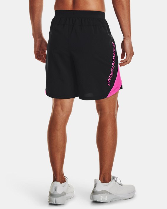 Men's UA Launch 7'' Graphic Shorts in Black image number 1